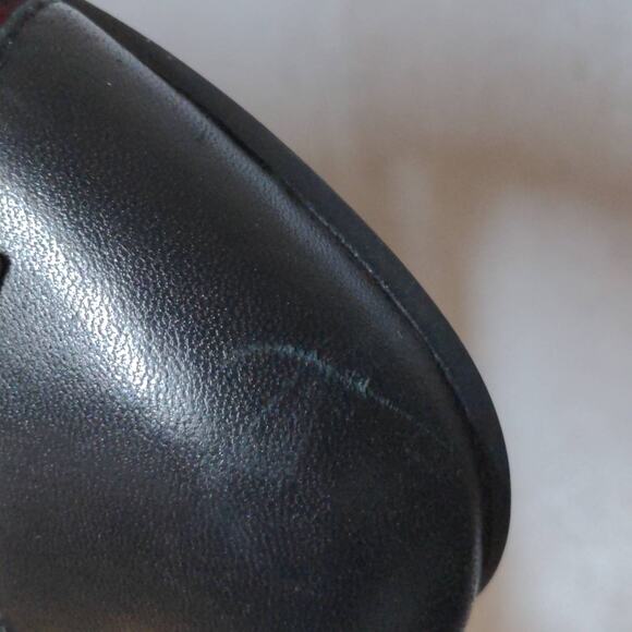 Vionic Womens Minna Ballet Flats Red Black Cheetah Print Calf Hair Leather Bow 9 - Picture 10 of 15